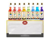 PRIDE IS LOVE Gin Selection Gift Set - 8 Gin Flavour Varieties - (Pack of 8)