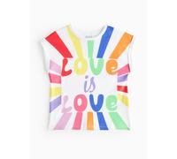 Pride Love Is Love Rainbow Print T-Shirt 6-9 months