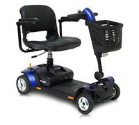 Pride Mobility Go-Go Elite Traveller LX - 4 Wheel Mobility Electric for Adult (Blue)