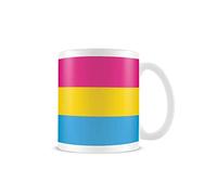 Pride Mug (Pansexual Pride Design) Flag Wrap 11oz Ceramic Mug, Blue,Pink
