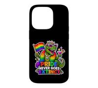 Pride Never Goes Extinct T-Rex Gay-saurus Case for iPhone 14 Pro
