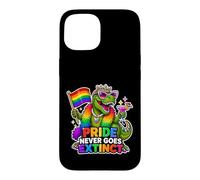 Pride Never Goes Extinct T-Rex Gay-saurus Case for iPhone 15