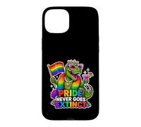 Pride Never Goes Extinct T-Rex Gay-saurus Case for iPhone 15 Plus