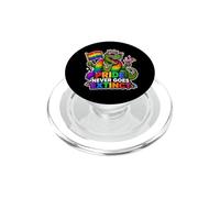 Pride Never Goes Extinct T-Rex Gay-saurus PopSockets PopGrip for MagSafe