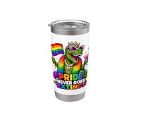 Pride Never Goes Extinct T-Rex Gay-Saurus Stainless Steel Insulated Tumbler