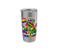 Pride Never Goes Extinct T-Rex Gay-Saurus Stainless Steel Insulated Tumbler