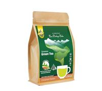 PRIDE OF HIMALAYA Organic Cinnamon Green Tea | Natural Blend with Low Caffeine | Refreshing & Light | 40 Teabags | Herbal Green Tea Infusion for Daily Wellness