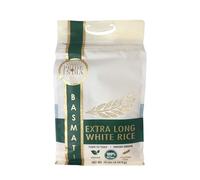 Pride Of India - Extra Long Indian Premium White Basmati Rice, (10 LBS, 4535.92 gms)
