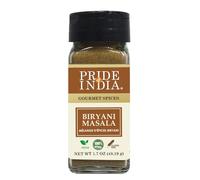 Pride of India - Indian Biryani Masala Seasoning Spice - 2.40 oz. Small Dual Sifter Bottle - Gourmet Spice Blend - Ideal for layered vegetable and meat pilaf - Suitable for Vegetarians & Vegans