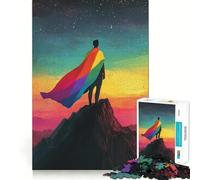 Pride on The Mountaintop Teenager Jigsaw Puzzles 1000 Pieces Memory Boost Home Activity Pattern Assembly Perfect Present (50x75cm)