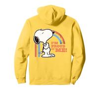 Pride Peanuts Snoopy Rainbow LGBTQ Summer Fashion Love XOXO Pullover Hoodie