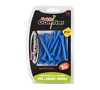 Pride Performance Plastic Golf Tee's Matte Finish, (2 3/4), Clamshell of 15, Blue (2.3/4)