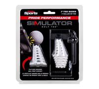 Pride Performance Simulator Golf Tee Set / 7 Tees White
