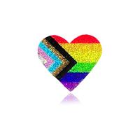Pride Pin Rainbow LGBTQ Cat Enamel Brooch Cute Flag Design Gay Lesbian Bisexual Ally Accessories Pins for Backpack Jacket Bag Pride Outfit Gift, L, Zinc, no gemstone