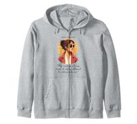 Pride & Prejudice - Lizzy - My courage always rises quote Zip Hoodie