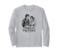 Pride & Prejudice Since 1813 Darcy and Elizabeth Pen and Ink Long Sleeve T-Shirt