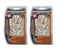 Pride Professional Tee System Evolution Plastic 30 Golf Tees 1 1/2"""" (2-Pack)