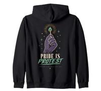 Pride Protest LGBTQ Activism Queer Resistance Equality Zip Hoodie