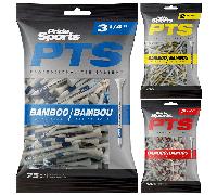 PRIDE PTS BAMBOO GOLF TEES - BUMPER PACKS