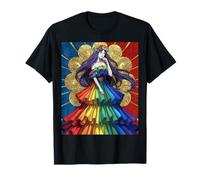 Pride Queen Goddess Royal Aura Celebrating Party T-Shirt