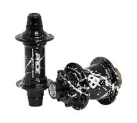 Pride Racing Matrix Pair Splash Front And Rear Hub 28H Black / Silver