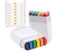 Pride Rainbow Face Paint Kit 2 Pack Pride Face Paint Sticks and 6 Pride Temporary Tattoos for Gay Pride Parade, Pride Day and Party Cosplay, LGBTQ Celebrations
