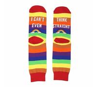 Pride Rainbow Socks,Cotton Universal Long Socks for Men Women,Gay Socks Funny Gay Gifts for Him Men Lesbian LGBT