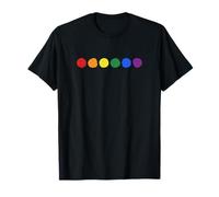 Pride Rainbow Spots. Simple Subtle Pride Flag Dots. LGBTQ T-Shirt