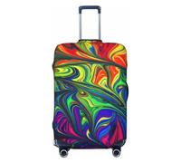 Pride Rainbow Travel Luggage Covers - Elasticity Suitcase Covers Protector for Luggage 18-32 Inch