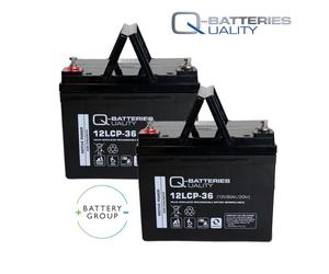 PRIDE REVO 2.0 MOBILITY SCOOTER BATTERIES 2 X12V 36AH MOVILITY SCOOTER BATTERIES