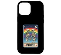 Pride Skeletons Holding Hands Under Rainbow LGBTQ Tarot Case for iPhone 12 Pro Max