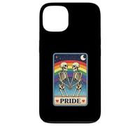 Pride Skeletons Holding Hands Under Rainbow LGBTQ Tarot Case for iPhone 13