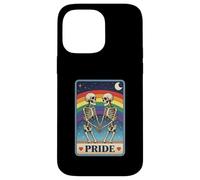 Pride Skeletons Holding Hands Under Rainbow LGBTQ Tarot Case for iPhone 14 Pro Max