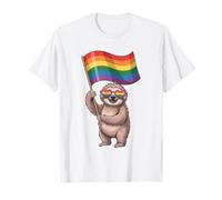 Pride Sloth Rainbow Flag LGBTQ T-Shirt