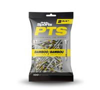 Pride Sports Pride PTS White/Yellow Bamboo Golf Tees 2 3/4in - 100pack