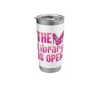 Pride The Library is Open Drag Queen Stainless Steel Insulated Tumbler