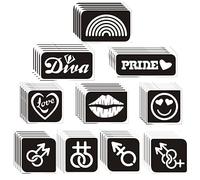 Pride themed Glitter Tattoo Stencils - Perfect for kids temporary tattoos for Pride birthday parties and events