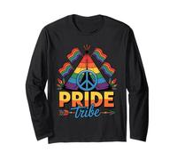 Pride Tribe LGBT Pride Shirt Rainbow Flag Long Sleeve T-Shirt