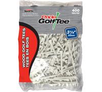 Pride Wooden Golf Tee White, 400 Pack
