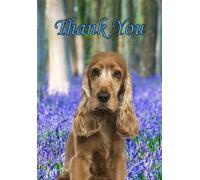 PrideInDetails A5 Personalised Cocker Spaniel Thank You Card