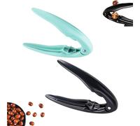 Prideous Chestnut Peeler, Chestnut Out of Shelling Tool, Cutter Tool with Ergonomic Handle, Easy to Peel The Chestnuts Skin, Easy to Use and Clean(Black+Green)