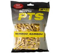PrideSports PTS Bamboo Golf Tees | 175 Count, 2-3/4 Inch Bamboo | #1 Tee Brand on Tour | Best for Drivers & Woods