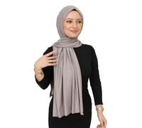 Prien Hijab for Women Viscose Scarf Lightweight Muslim Hijabs Long Shawl Islamic Scarves Turkey Silk Headscarf for Womens (Light Mink)