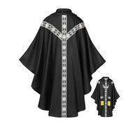 Priest Costume For - Ergonomic Lightweight Man, Suit Church, Catholic Ecclesiastical Vestments, Father Religious Events Wedding Prayer | Multipurpose Outdoor Indoor Utility