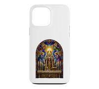 Priest Elevating Host Gothic Cathedral Mosaic Art Faith Case for iPhone 13 Pro Max