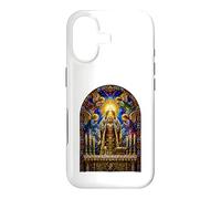 Priest Elevating Host Gothic Cathedral Mosaic Art Faith Case for iPhone 17