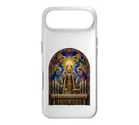 Priest Elevating Host Gothic Cathedral Mosaic Art Faith Case for iPhone Air