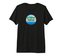 Priest Lake Idaho ID Nature Vacation Design Premium T-Shirt