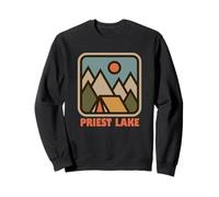Priest Lake Idaho ID Vacation Souvenir Sweatshirt