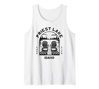 Priest Lake Idaho Outdoors Vintage Tank Top